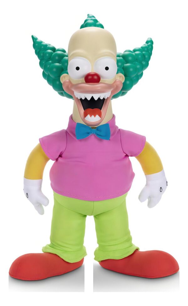 Figura Coleccionable Krusty Los Simpson Parlante - 16 Pulgadas | Juguete Coleccionable