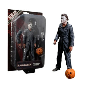 Figura Michael Myers Trick or Treat Studios Scream Greats. Basada en Halloween 1978, 20 cm de altura con múltiples puntos de articulación.