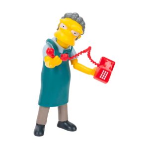 Figura Moe The Simpsons de Jakks Pacific. Colección Springfield con 15 cm de altura y múltiples articulaciones