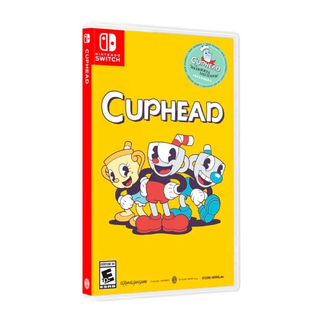 Cuphead + The Delicious Last Course Nintendo Switch. Contenido completo en cartucho físico, nuevos niveles y cooperativo local.