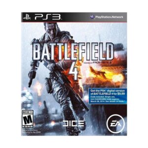 Battlefield 4 físico para PlayStation 3. Gráficos mejorados y modo Commander. Producto retro coleccionable.
