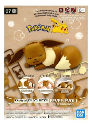 Model Kit Pokemon Spirits Eevee (sleeping Pose)