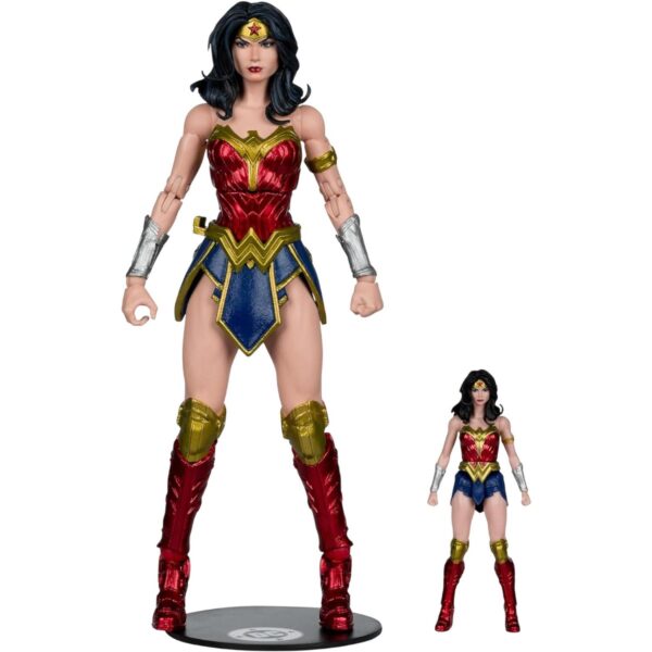 Pack Figuras Coleccionables Wonder Woman vs Atomic Blast Godzilla | DC MonsterVerse 2