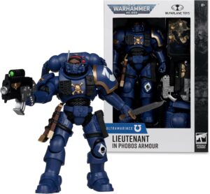 WARHAMMER 40,000 LIEUTENANT IN PHOBOS ARMOUR ULTRAMARINES