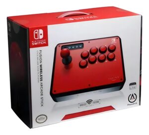 Powera Fusion Wireless Arcade Stick - Switch Color Rojo