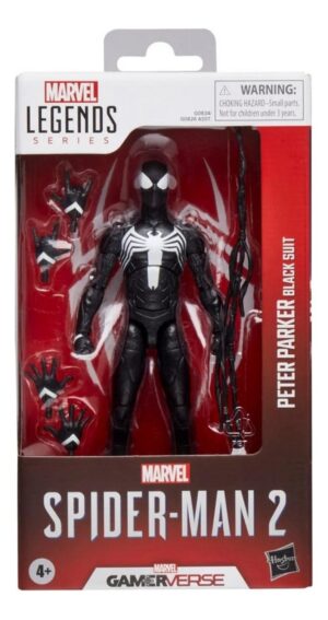 Figura Marvel Legends Gamerverse Peter Parker Black Suit
