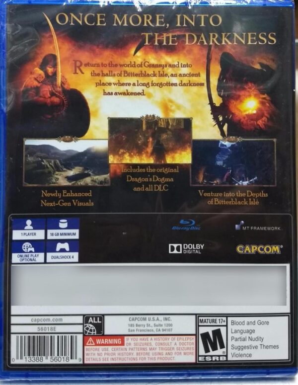 Dragons Dogma Dark Arisen - Ps4