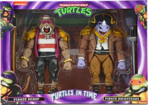 Tmnt 7 Turtles In Time Pirate Rocksteady & Bebop 2-pack