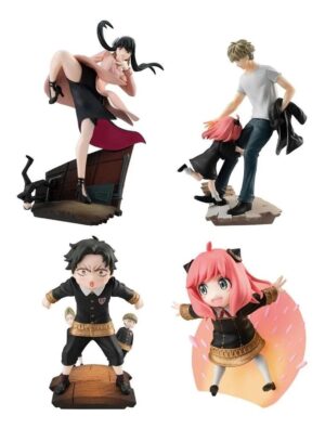 Spy X Family Petitrama 4pc Set (megahouse)