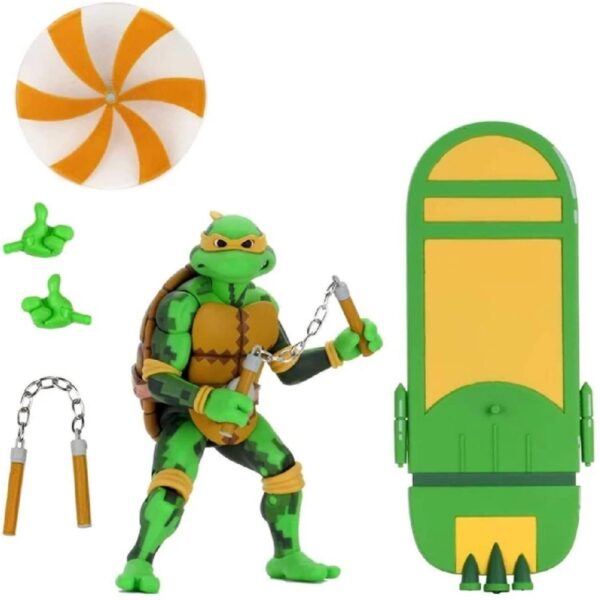Tmnt 7 Scale Figures Turtles In Time Series 2 Michelangelo