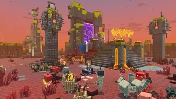 Minecraft Legends: Deluxe Edition Nintendo Switch - Juego Físico | Mundo de Minecraft