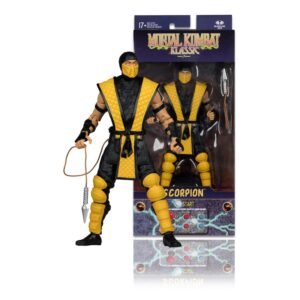Scorpion de Mortal Kombat Klassics por McFarlane. Incluye accesorios
