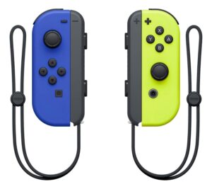 Control Joystick Inalámbrico Nintendo Switch Joy-con (l)/(r) Led Rgb Azul/amarillo Neón