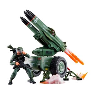 Figura G.I. Joe Classified Series de Clayton "Hawk" Abernathy con MMS (Mobile Missile System).