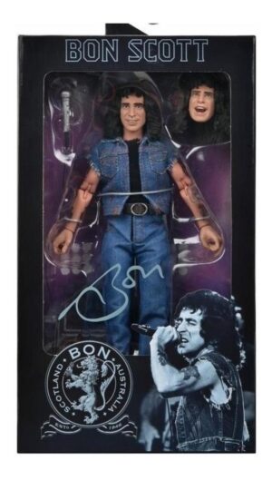Retro Clothed Action Figures Ac/dc Bon Scott (neca)