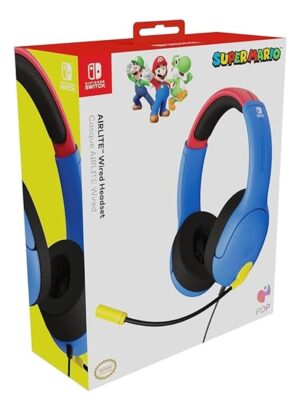 Pdp Airlite Wired Headset Super Mario.- Para Nintendo Switch