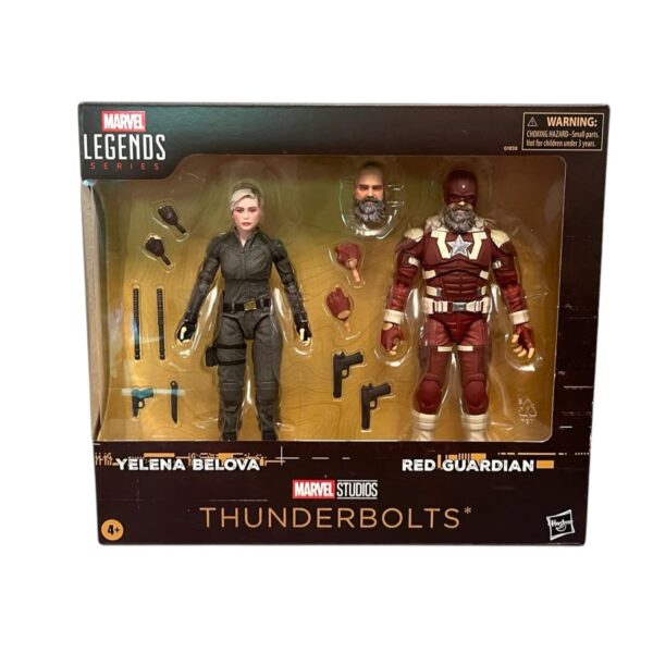 MARVEL LEGENDS THUNDERBOLTS YELENA BELOVA AND RED GUARDIAN
