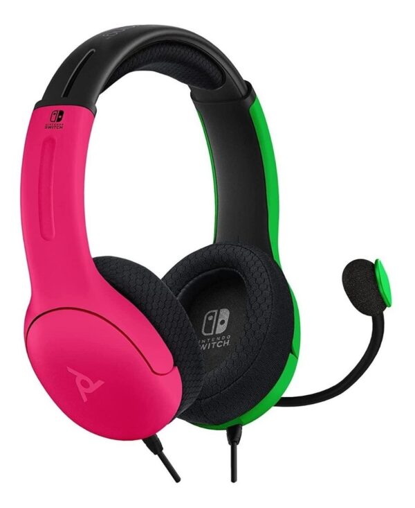 Lvl40 Stereo Headset Gaming Pdp Alambrico Verde/rosa Switch