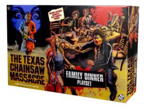 The Texas Chainsaw Massacre Family Dinner Scene Playset