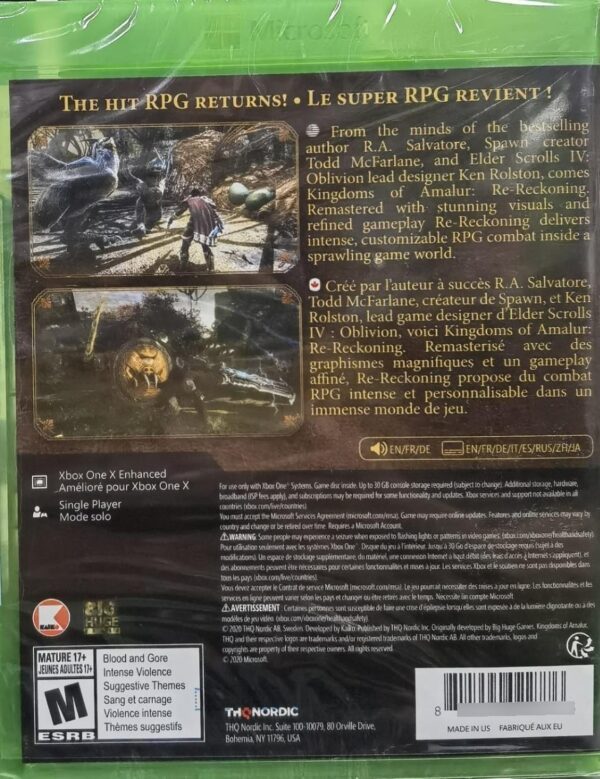 Kingdoms Of Amalur Re-reckoning - Xbox One