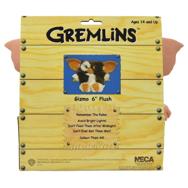Peluche NECA Gizmo Gremlins Original Nuevo 20cm