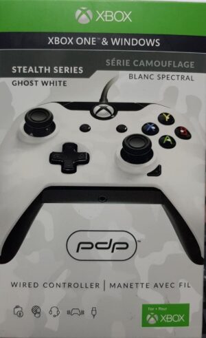 Control Alambrico Xbox One White Camo (pdp)