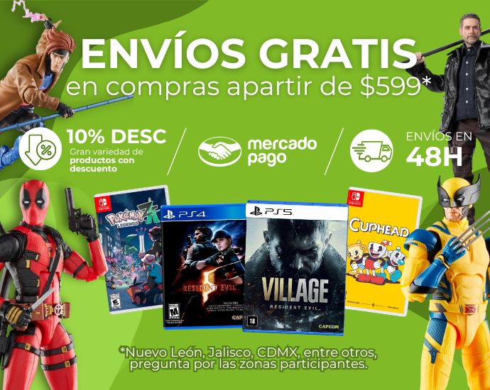 Envios Gratis apartir de $599 en Nuestra tienda ONE UP GAMES
