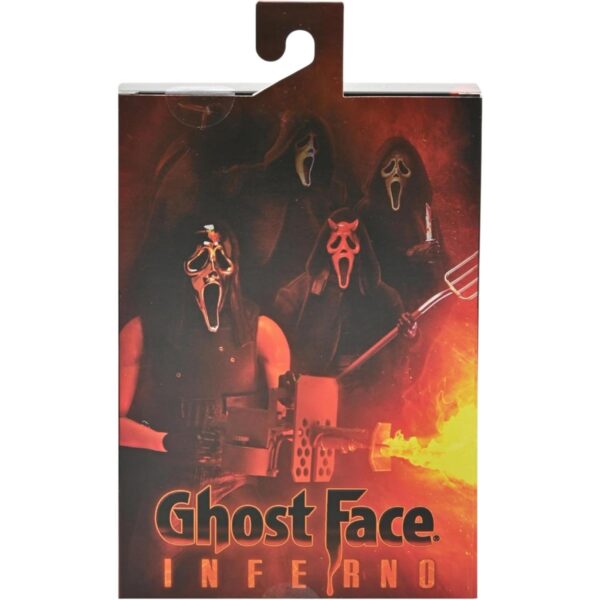 Figura Coleccionable Ultimate Ghost Face Inferno 7" NECA - Scream Edición Inferno | Figura de Acción