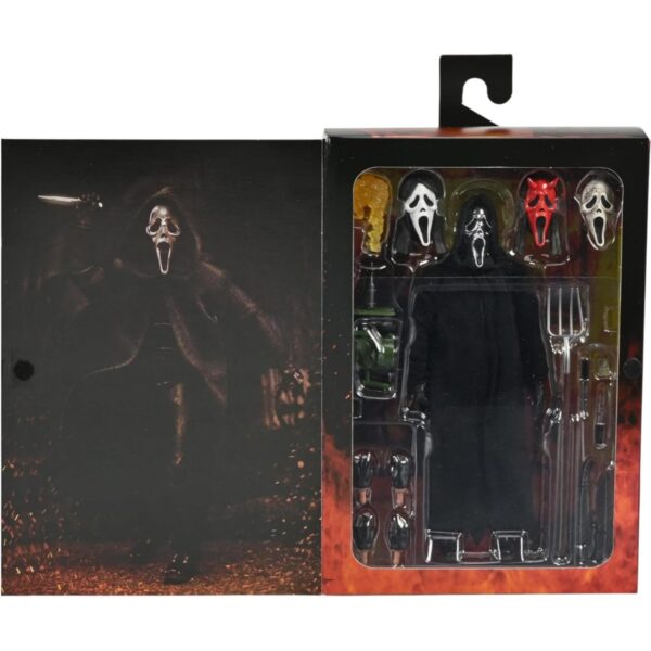 Figura Coleccionable Ultimate Ghost Face Inferno 7" NECA - Scream Edición Inferno | Figura de Acción