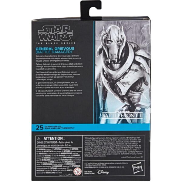 FIGURA STAR WARS BLACK SERIES GENERAL GRIEVOUS BATTLE DAMAGE