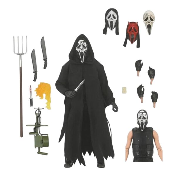 Figura Coleccionable Ultimate Ghost Face Inferno 7" NECA - Scream Edición Inferno | Figura de Acción
