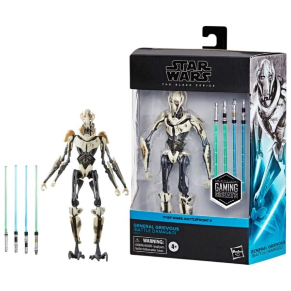 FIGURA STAR WARS BLACK SERIES GENERAL GRIEVOUS BATTLE DAMAGE